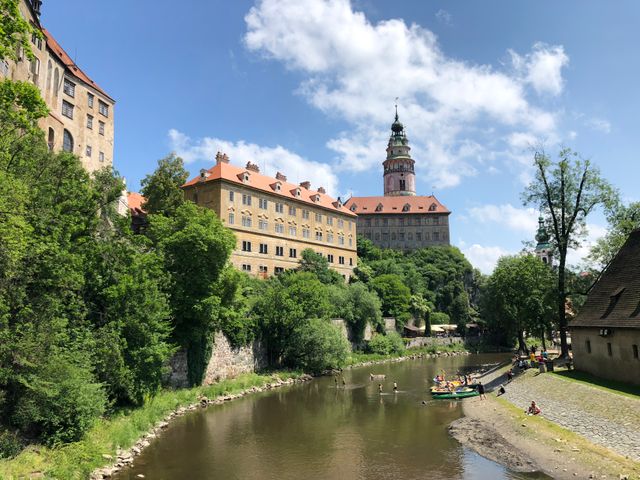 Vltava v Českém Krumlově